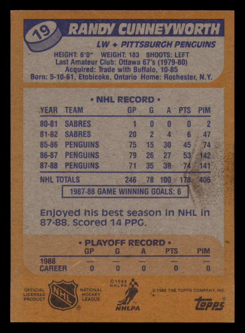 1988-89 Topps Hockey - #2 - #100 - Complete your set - Pick your card - Picture 93 of 433