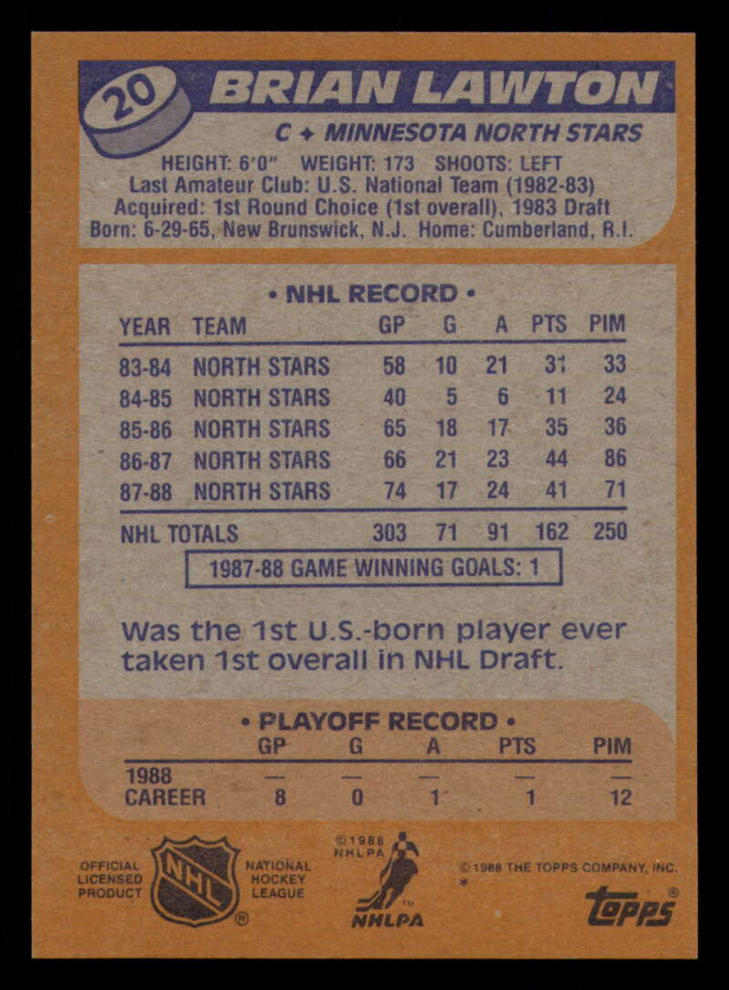 1988-89 Topps Hockey - #2 - #100 - Complete your set - Pick your card - Picture 101 of 433