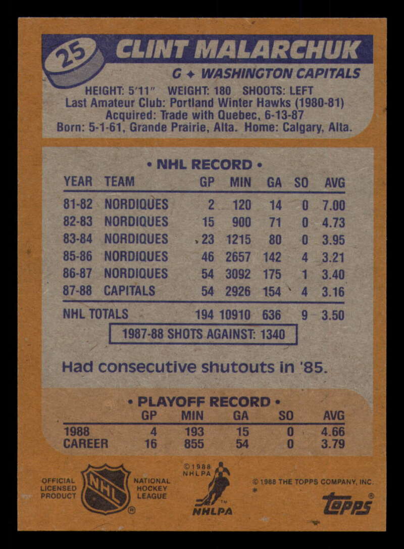 1988-89 Topps Hockey - #2 - #100 - Complete your set - Pick your card - Picture 123 of 433