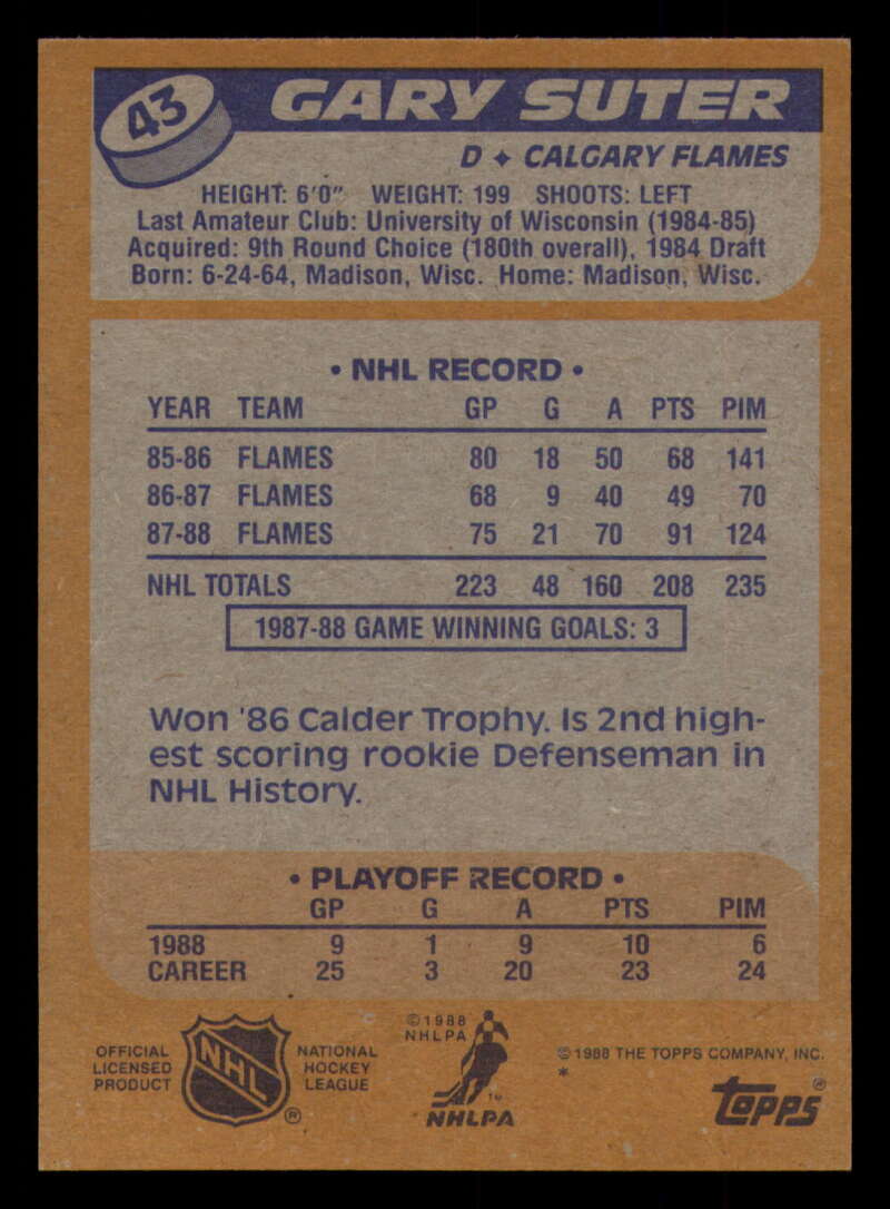 1988-89 Topps Hockey - #2 - #100 - Complete your set - Pick your card - Picture 197 of 433