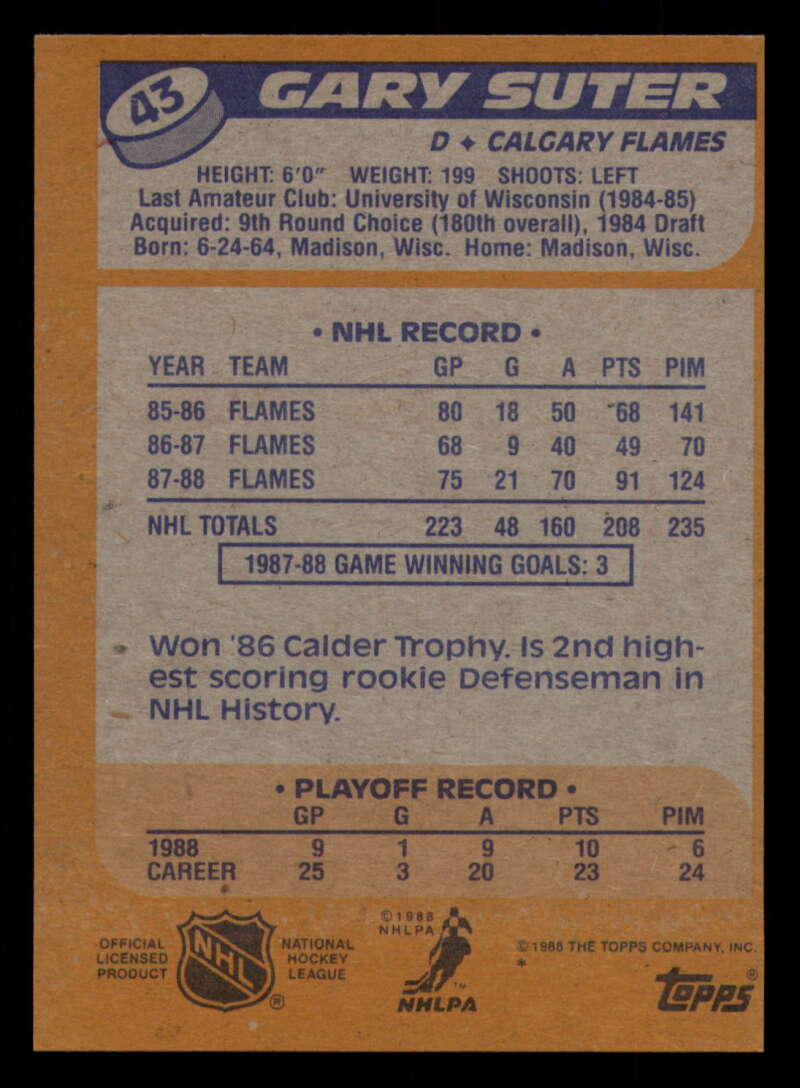 1988-89 Topps Hockey - #2 - #100 - Complete your set - Pick your card - Picture 201 of 433