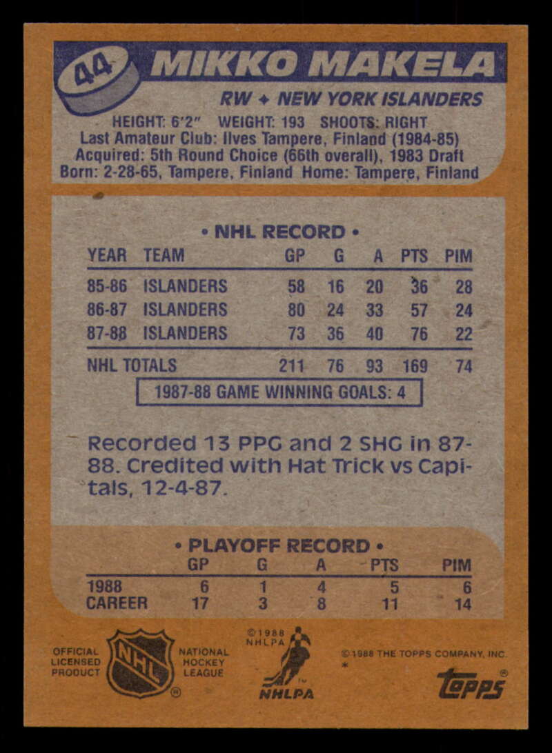 1988-89 Topps Hockey - #2 - #100 - Complete your set - Pick your card - Picture 207 of 433