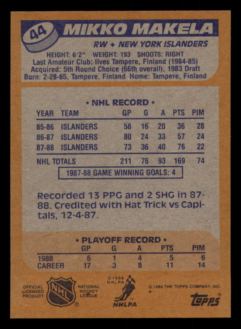 1988-89 Topps Hockey - #2 - #100 - Complete your set - Pick your card - Picture 203 of 433