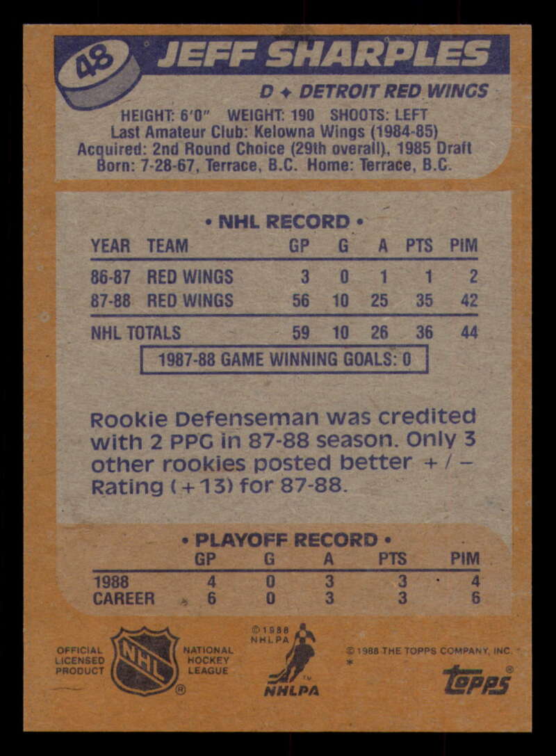 1988-89 Topps Hockey - #2 - #100 - Complete your set - Pick your card - Picture 227 of 433