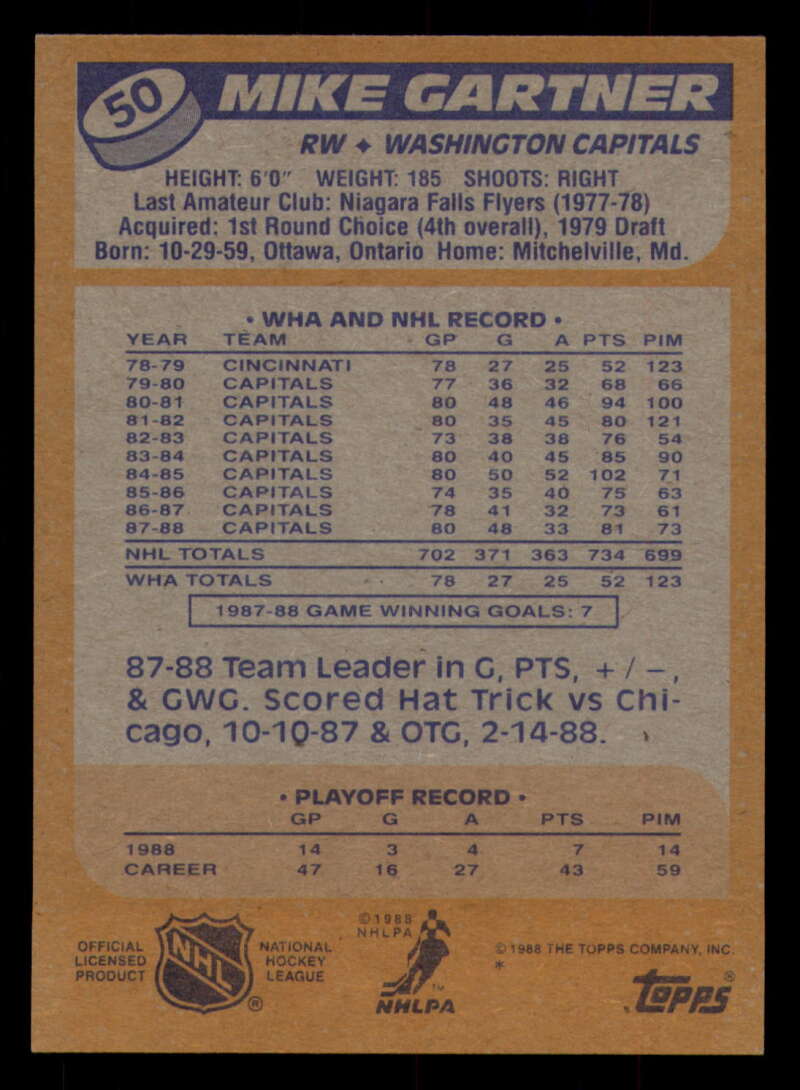 1988-89 Topps Hockey - #2 - #100 - Complete your set - Pick your card - Picture 229 of 433