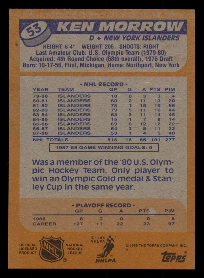 1988-89 Topps Hockey - #2 - #100 - Complete your set - Pick your card - Picture 235 of 433