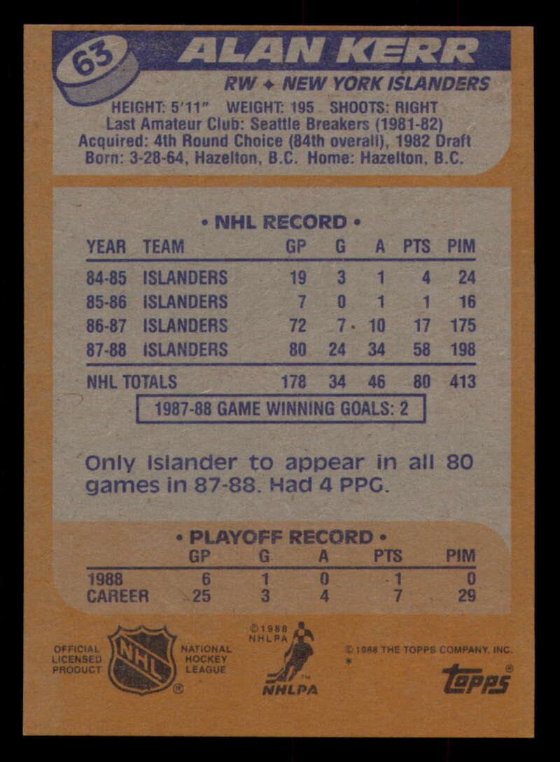 1988-89 Topps Hockey - #2 - #100 - Complete your set - Pick your card - Picture 271 of 433