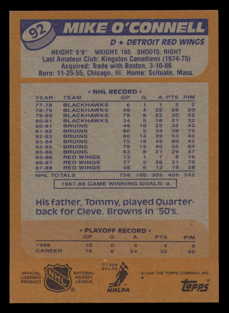 1988-89 Topps Hockey - #2 - #100 - Complete your set - Pick your card - Picture 409 of 433