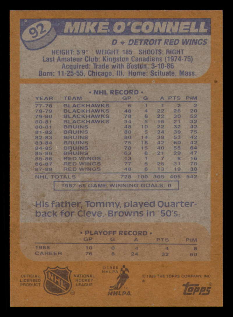 1988-89 Topps Hockey - #2 - #100 - Complete your set - Pick your card - Picture 407 of 433