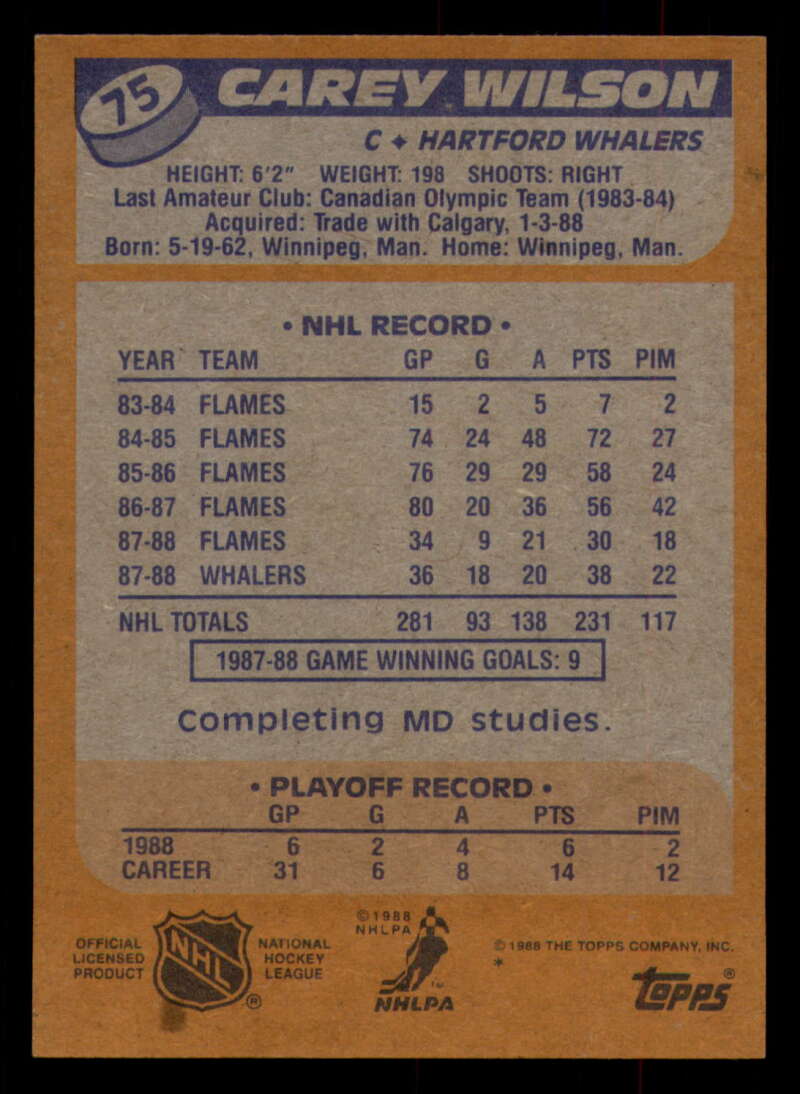 1988-89 Topps Hockey - #2 - #100 - Complete your set - Pick your card - Picture 323 of 433