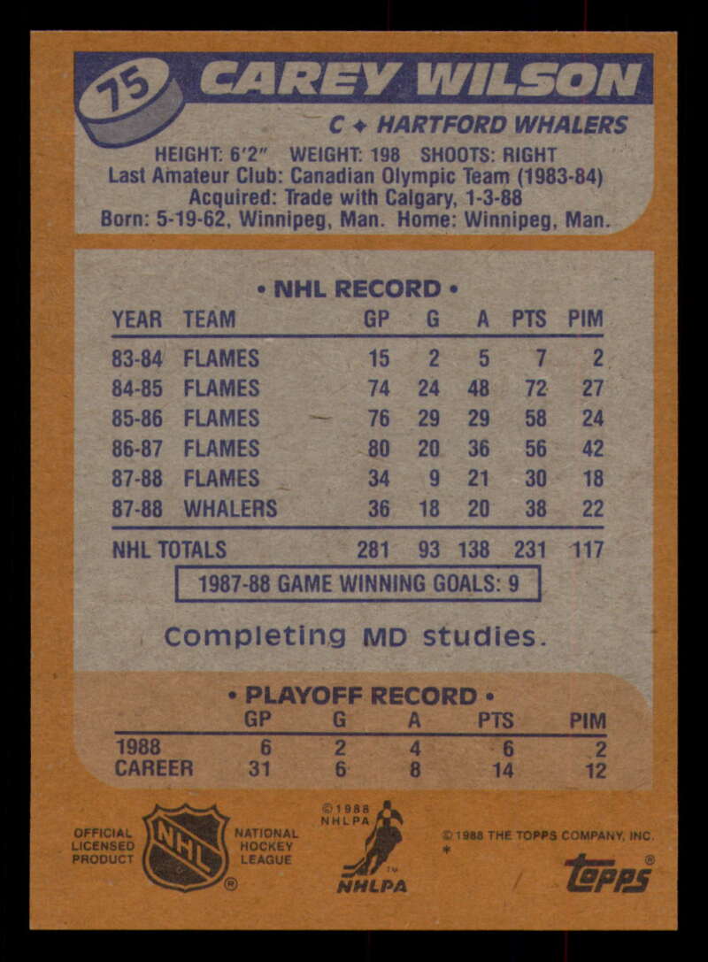 1988-89 Topps Hockey - #2 - #100 - Complete your set - Pick your card - Picture 327 of 433