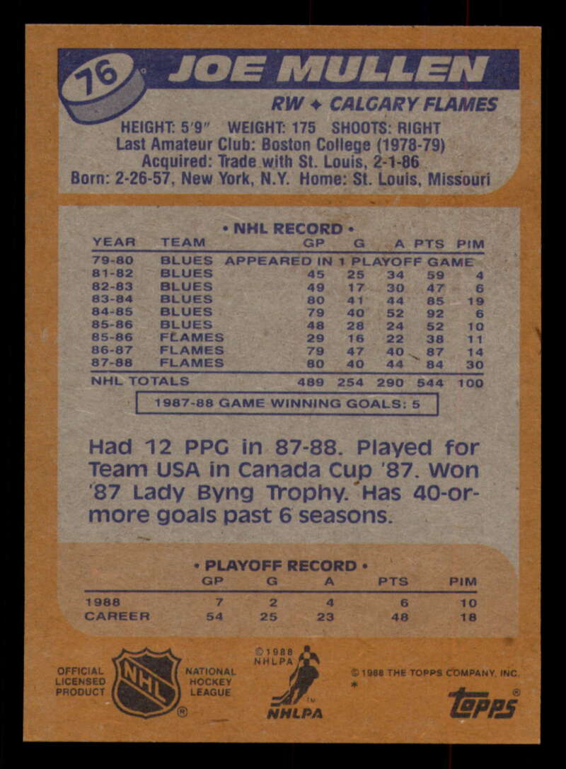 1988-89 Topps Hockey - #2 - #100 - Complete your set - Pick your card - Picture 329 of 433