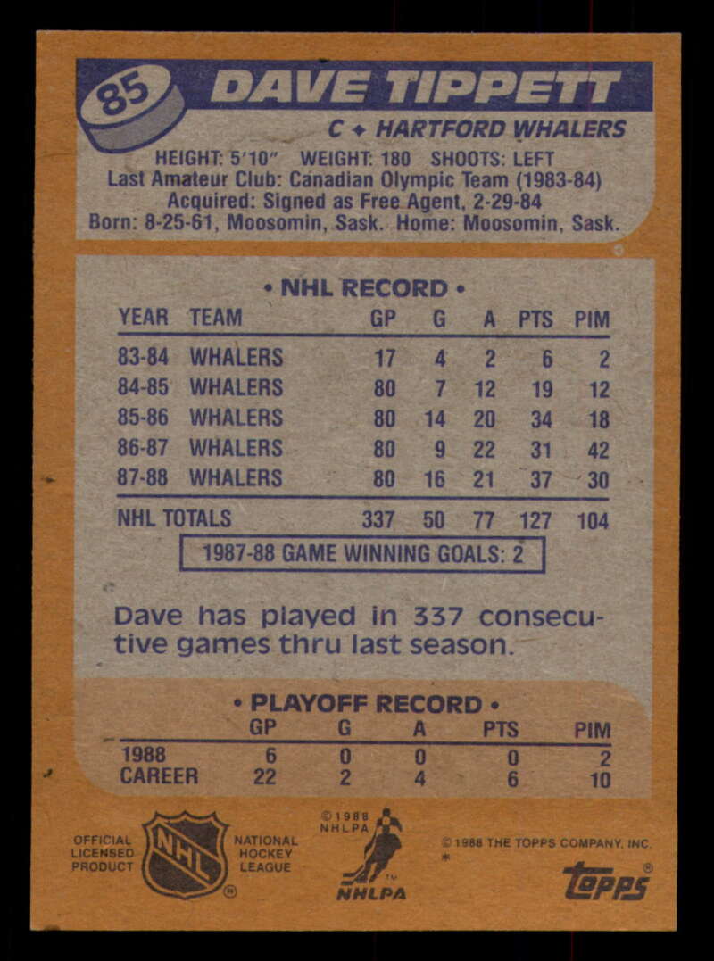 1988-89 Topps Hockey - #2 - #100 - Complete your set - Pick your card - Picture 369 of 433