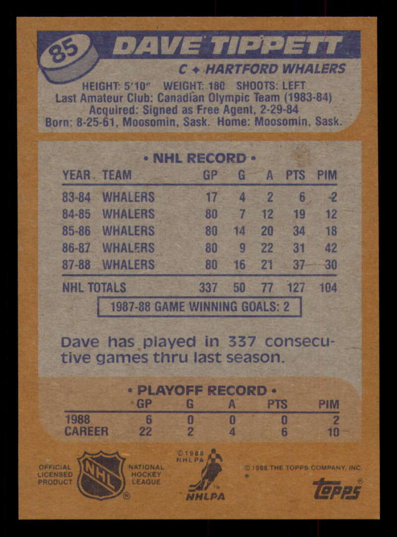 1988-89 Topps Hockey - #2 - #100 - Complete your set - Pick your card - Picture 371 of 433