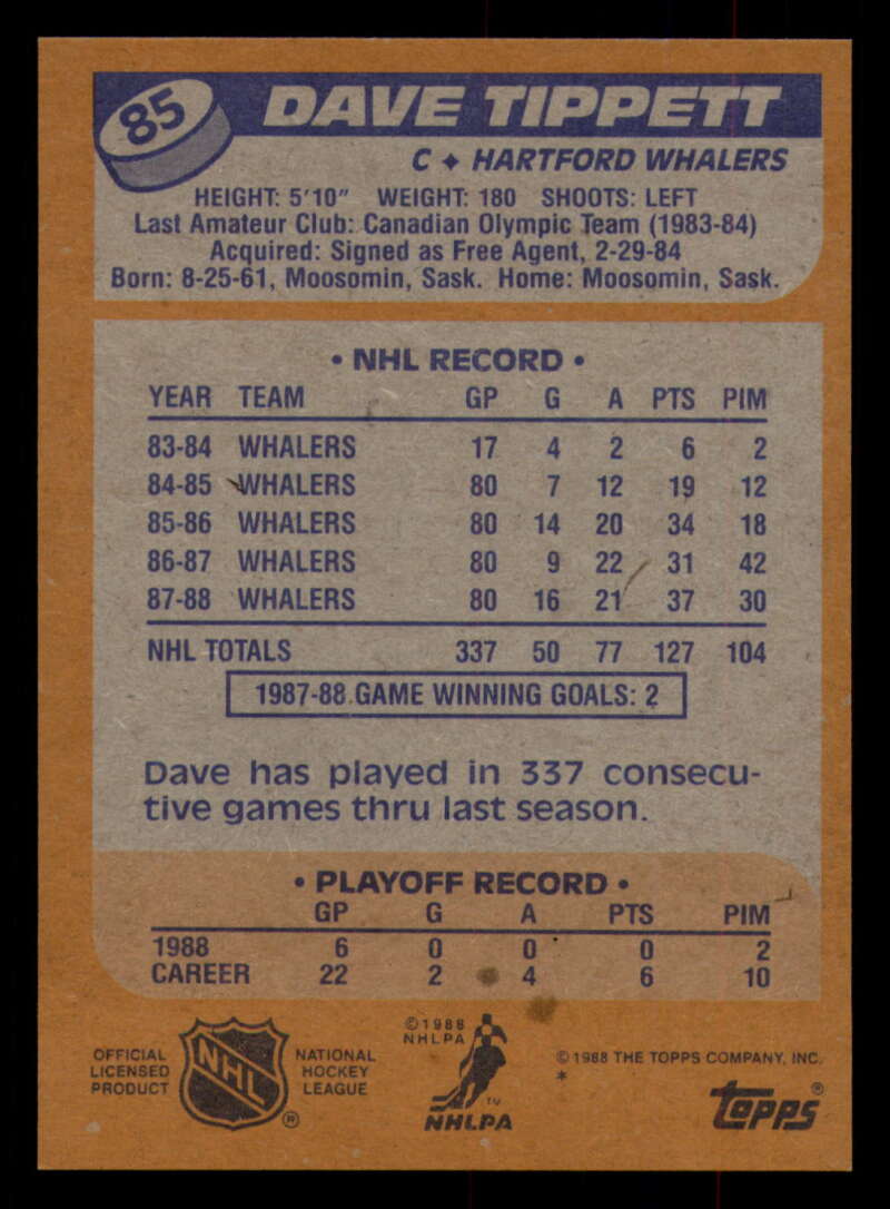 1988-89 Topps Hockey - #2 - #100 - Complete your set - Pick your card - Picture 367 of 433