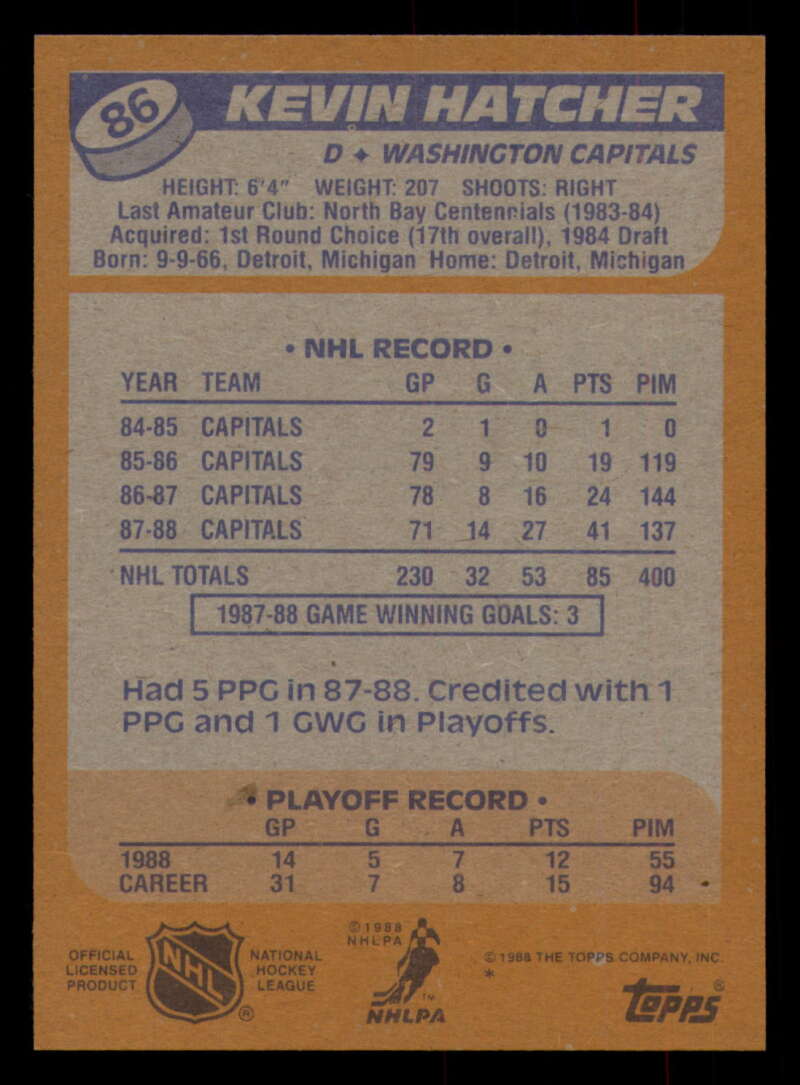 1988-89 Topps Hockey - #2 - #100 - Complete your set - Pick your card - Picture 377 of 433