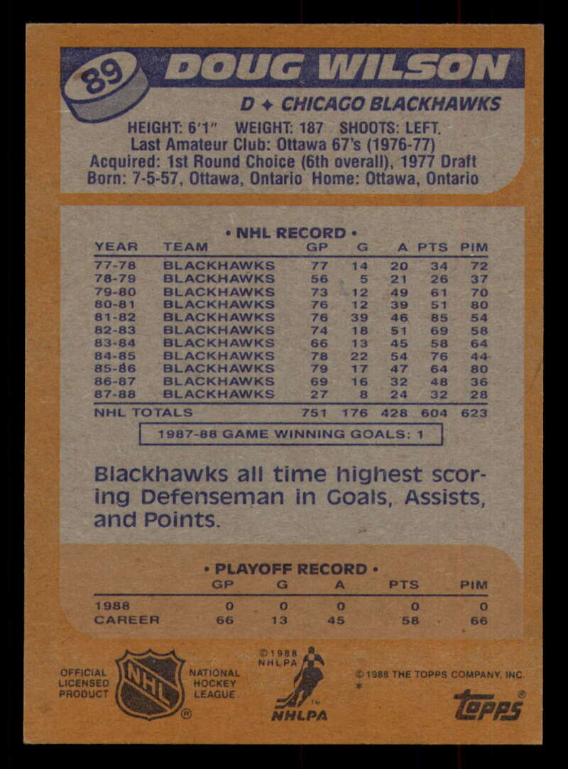 1988-89 Topps Hockey - #2 - #100 - Complete your set - Pick your card - Picture 395 of 433