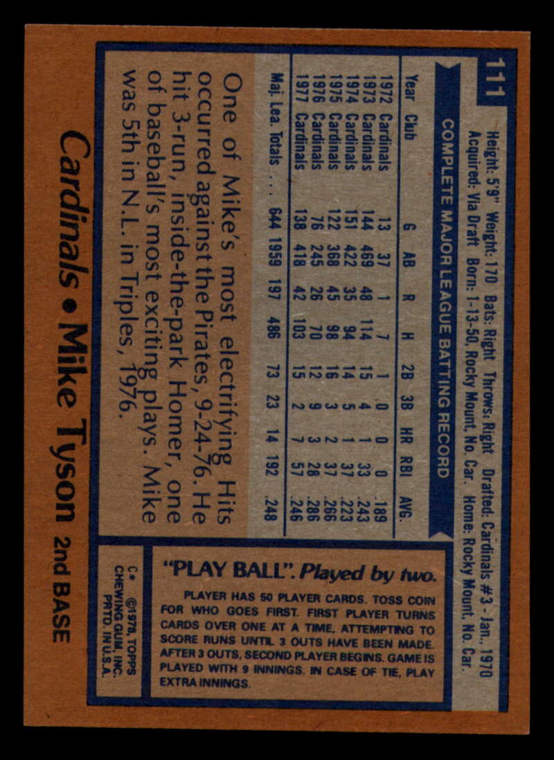 1978 Topps Baseball #111 - #160 - Complete your set - Pick your card - Picture 3 of 489