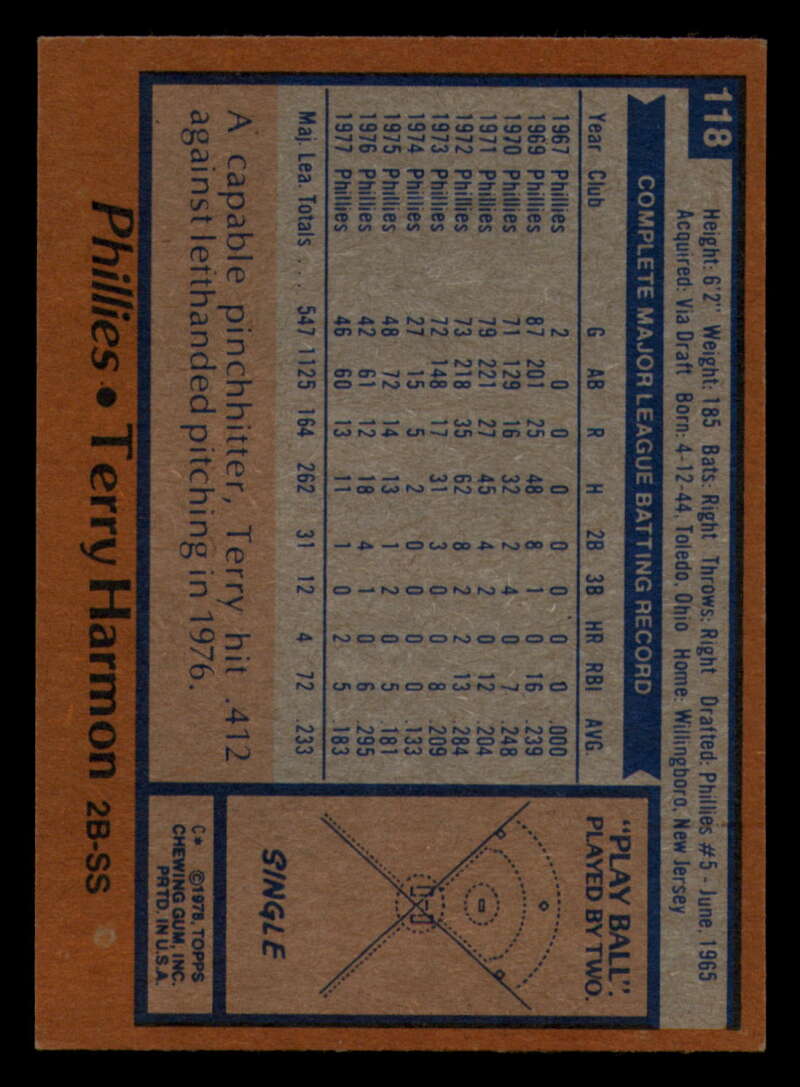 1978 Topps Baseball #111 - #160 - Complete your set - Pick your card - Picture 71 of 489