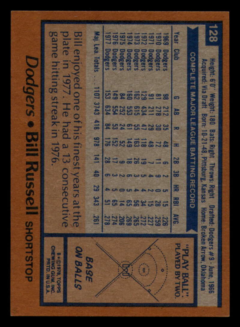 1978 Topps Baseball #111 - #160 - Complete your set - Pick your card - Picture 169 of 489