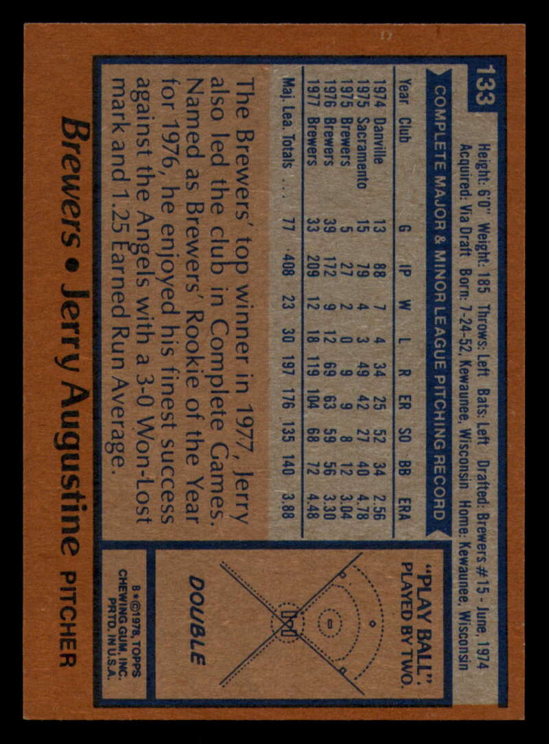 1978 Topps Baseball #111 - #160 - Complete your set - Pick your card - Picture 217 of 489