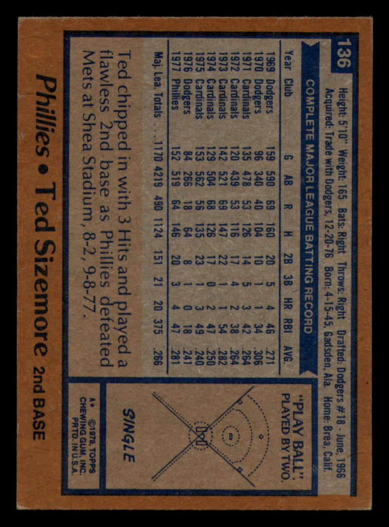 1978 Topps Baseball #111 - #160 - Complete your set - Pick your card - Picture 247 of 489