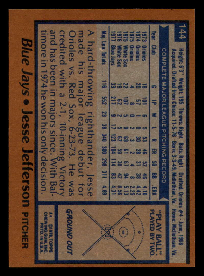 1978 Topps Baseball #111 - #160 - Complete your set - Pick your card - Picture 327 of 489