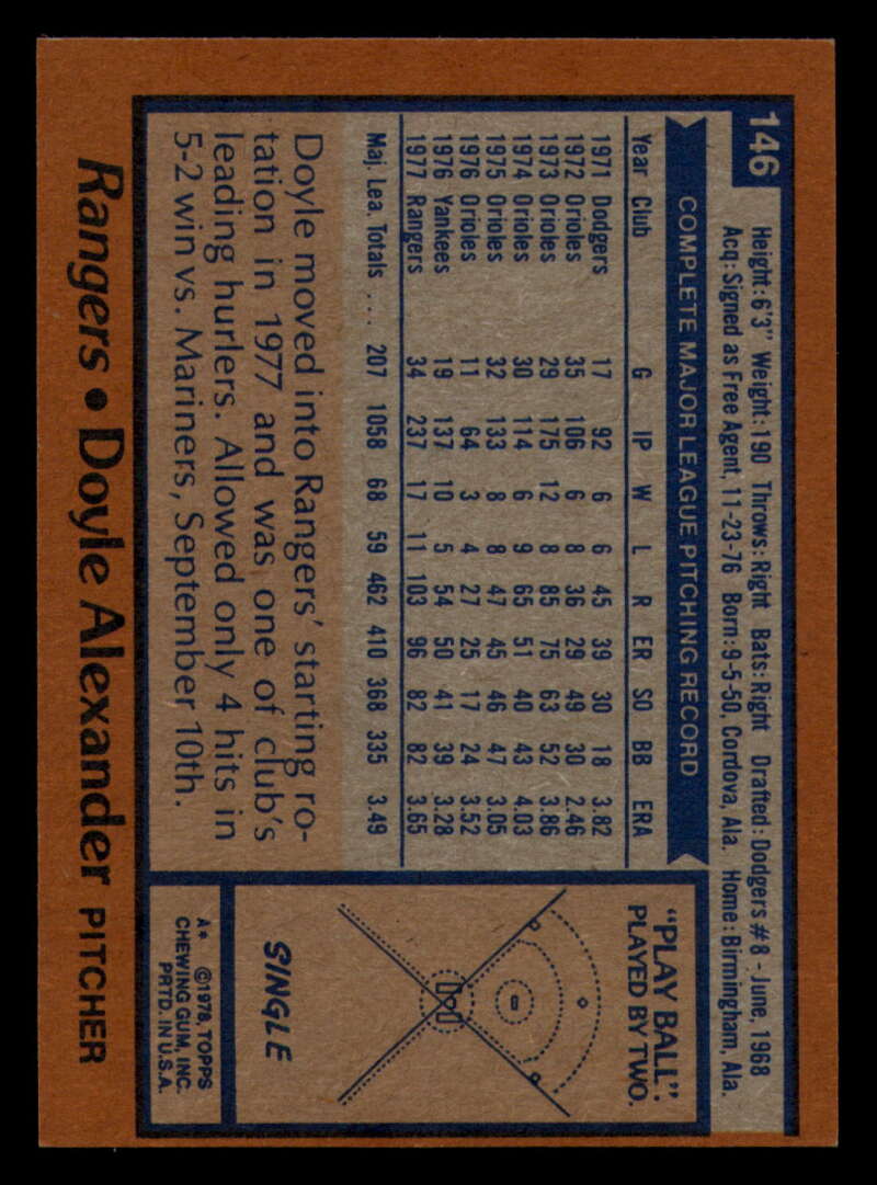 1978 Topps Baseball #111 - #160 - Complete your set - Pick your card - Picture 343 of 489