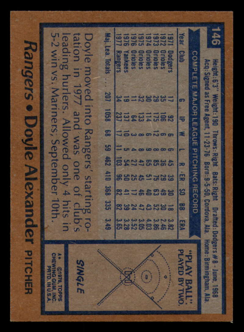 1978 Topps Baseball #111 - #160 - Complete your set - Pick your card - Picture 345 of 489