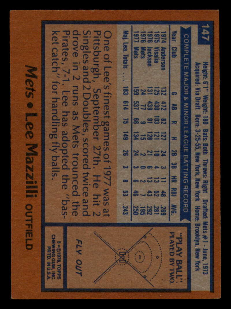 1978 Topps Baseball #111 - #160 - Complete your set - Pick your card - Picture 355 of 489