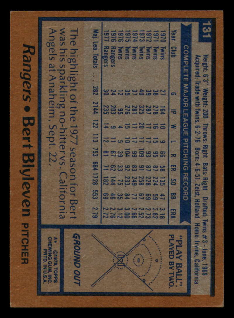 1978 Topps Baseball #111 - #160 - Complete your set - Pick your card - Picture 197 of 489