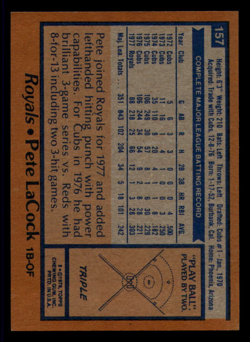 1978 Topps Baseball #111 - #160 - Complete your set - Pick your card - Picture 449 of 489