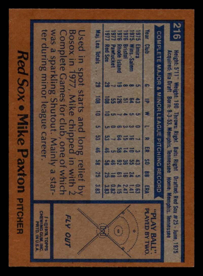 1978 Topps Baseball #216 - #265 - Complete your set - Pick your card - Picture 3 of 497