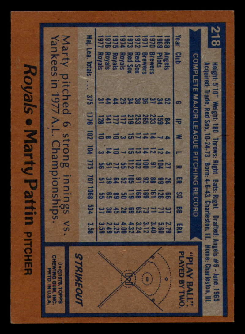 1978 Topps Baseball #216 - #265 - Complete your set - Pick your card - Picture 25 of 497