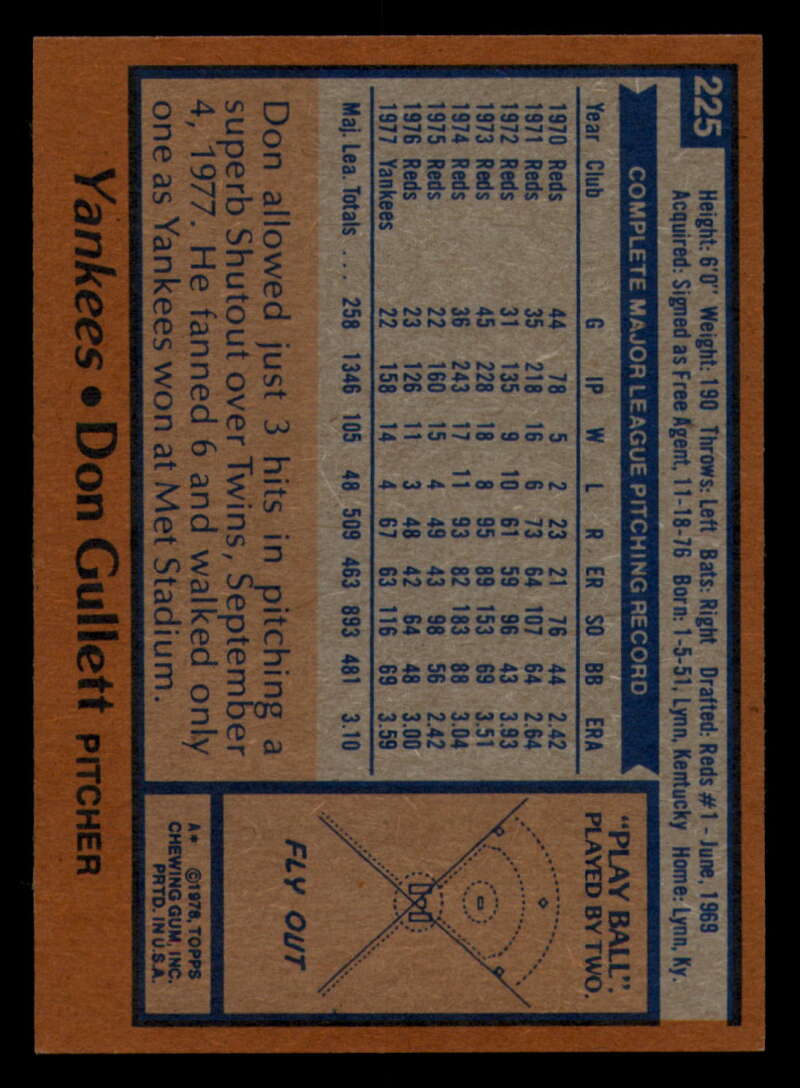 1978 Topps Baseball #216 - #265 - Complete your set - Pick your card - Picture 93 of 497