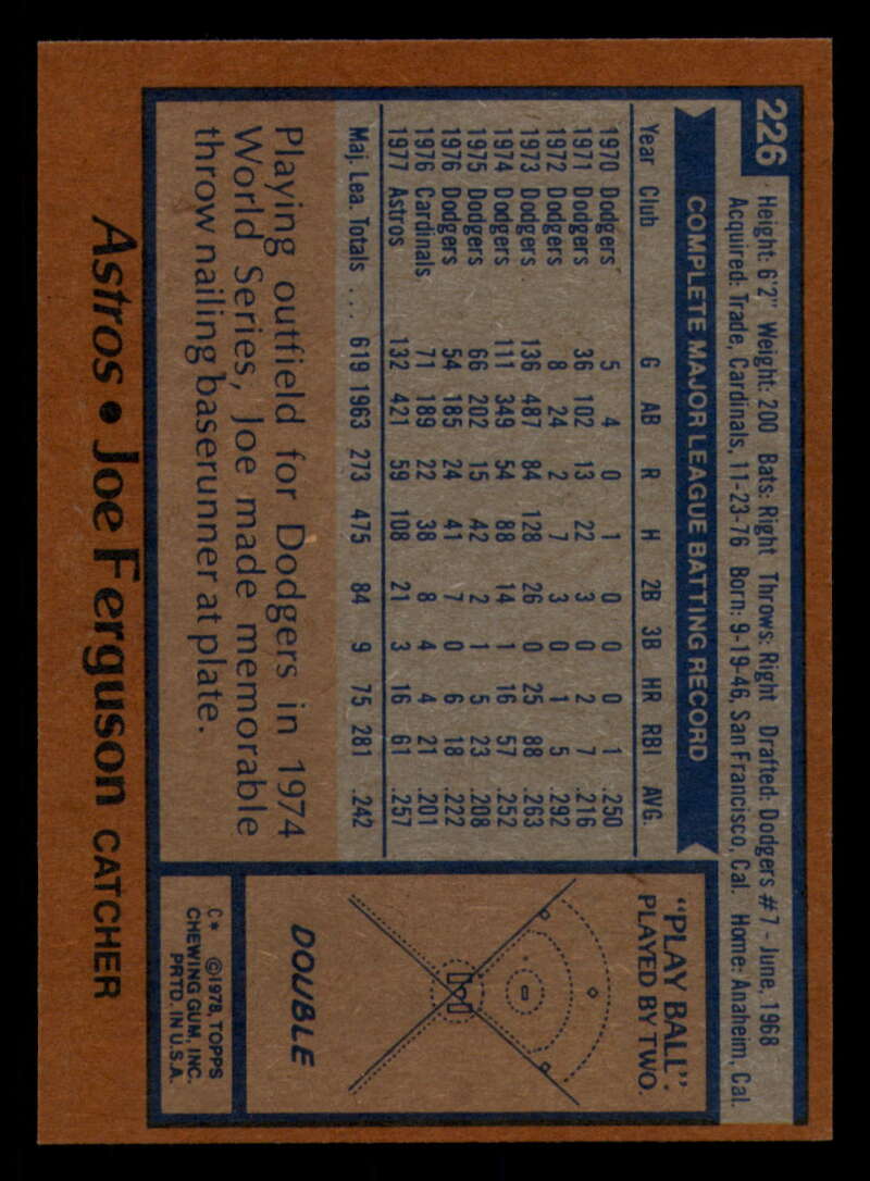 1978 Topps Baseball #216 - #265 - Complete your set - Pick your card - Picture 105 of 497