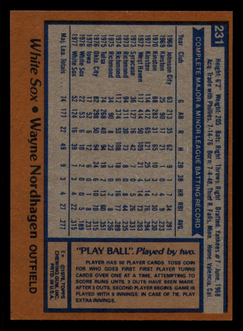 1978 Topps Baseball #216 - #265 - Complete your set - Pick your card - Picture 153 of 497