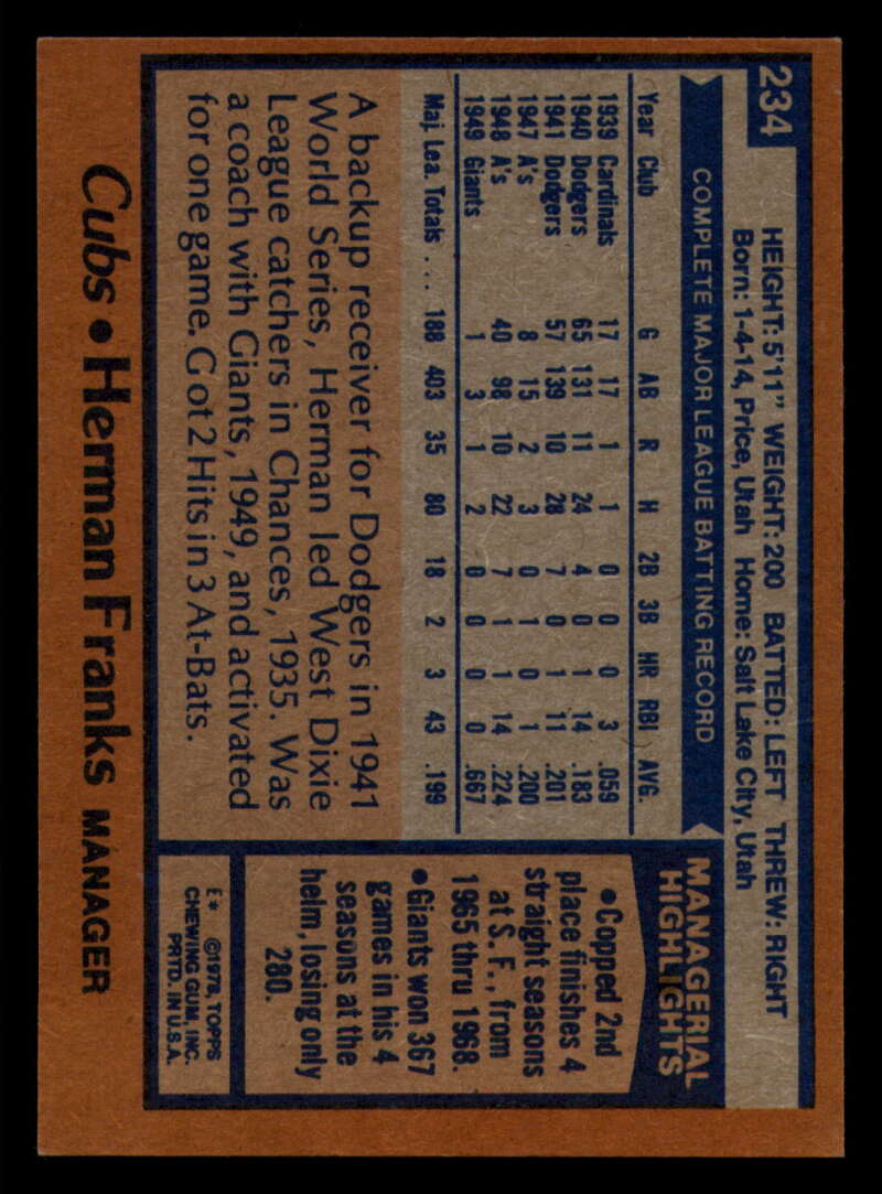 1978 Topps Baseball #216 - #265 - Complete your set - Pick your card - Picture 183 of 497