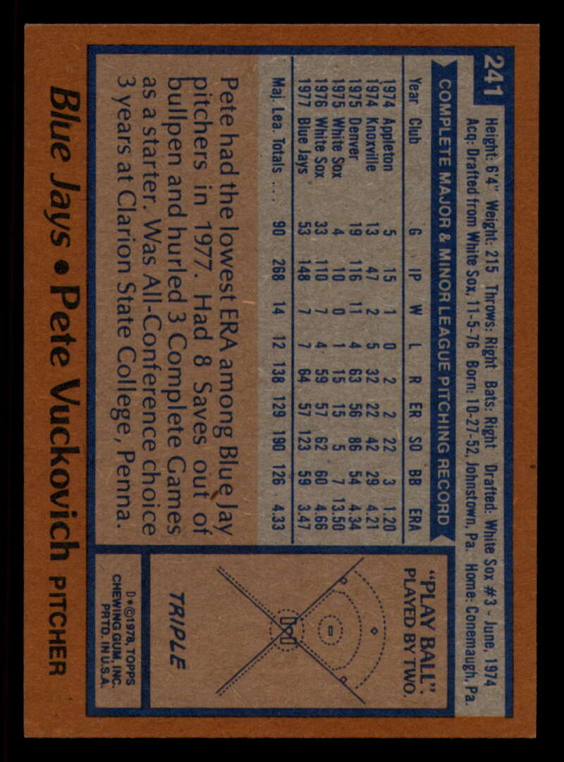 1978 Topps Baseball #216 - #265 - Complete your set - Pick your card - Picture 257 of 497
