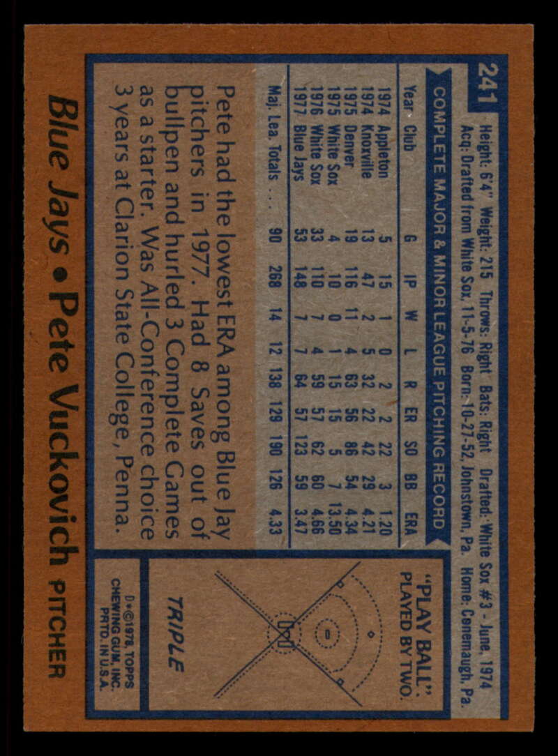1978 Topps Baseball #216 - #265 - Complete your set - Pick your card - Picture 259 of 497