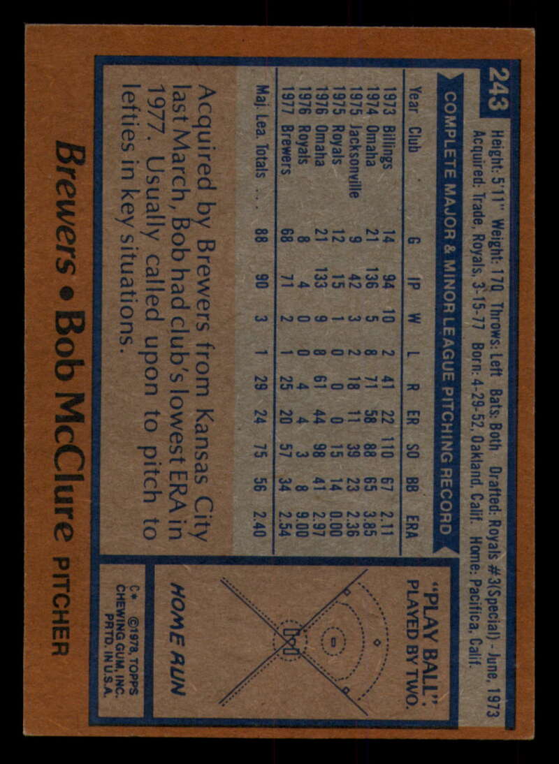 1978 Topps Baseball #216 - #265 - Complete your set - Pick your card - Picture 277 of 497
