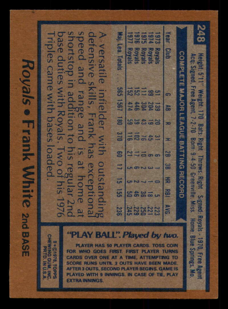 1978 Topps Baseball #216 - #265 - Complete your set - Pick your card - Picture 327 of 497