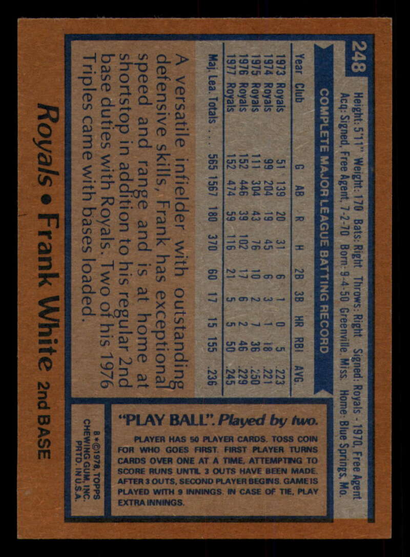 1978 Topps Baseball #216 - #265 - Complete your set - Pick your card - Picture 329 of 497