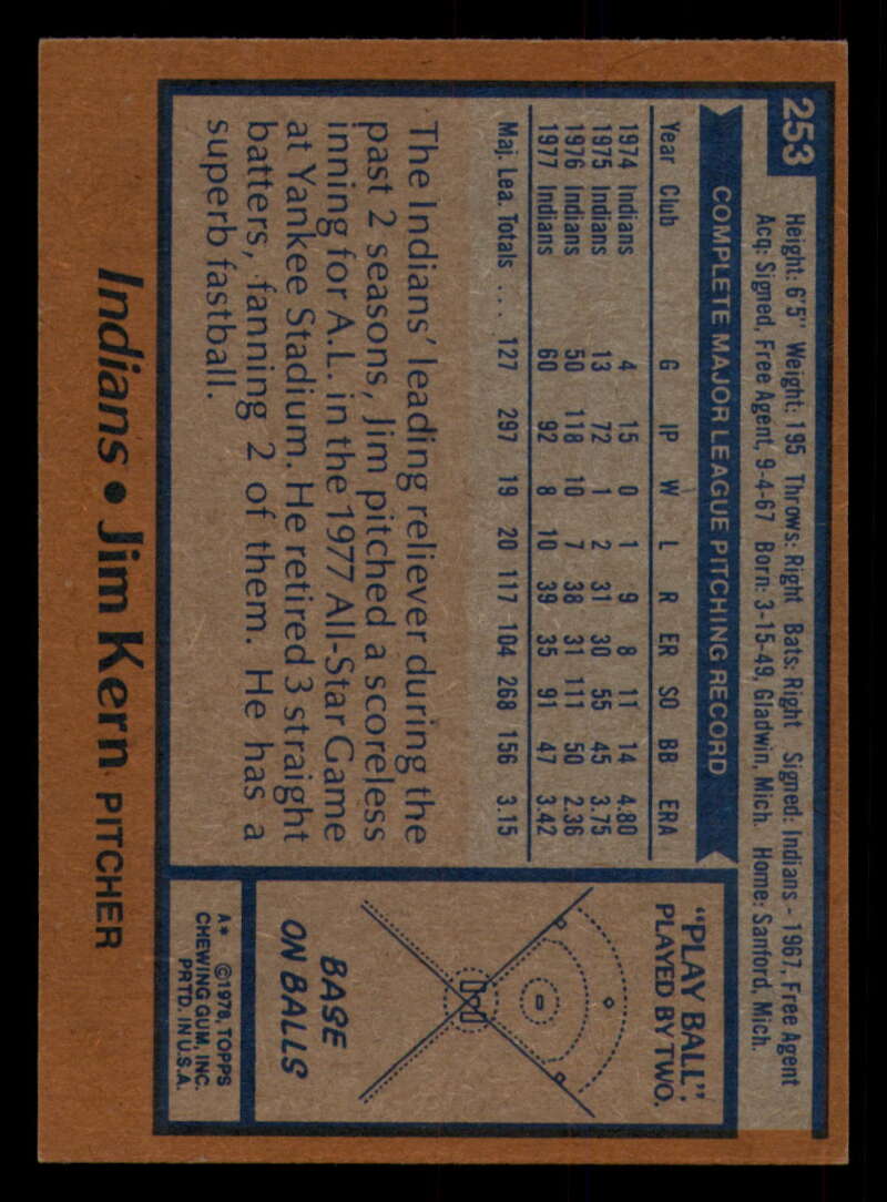 1978 Topps Baseball #216 - #265 - Complete your set - Pick your card - Picture 375 of 497