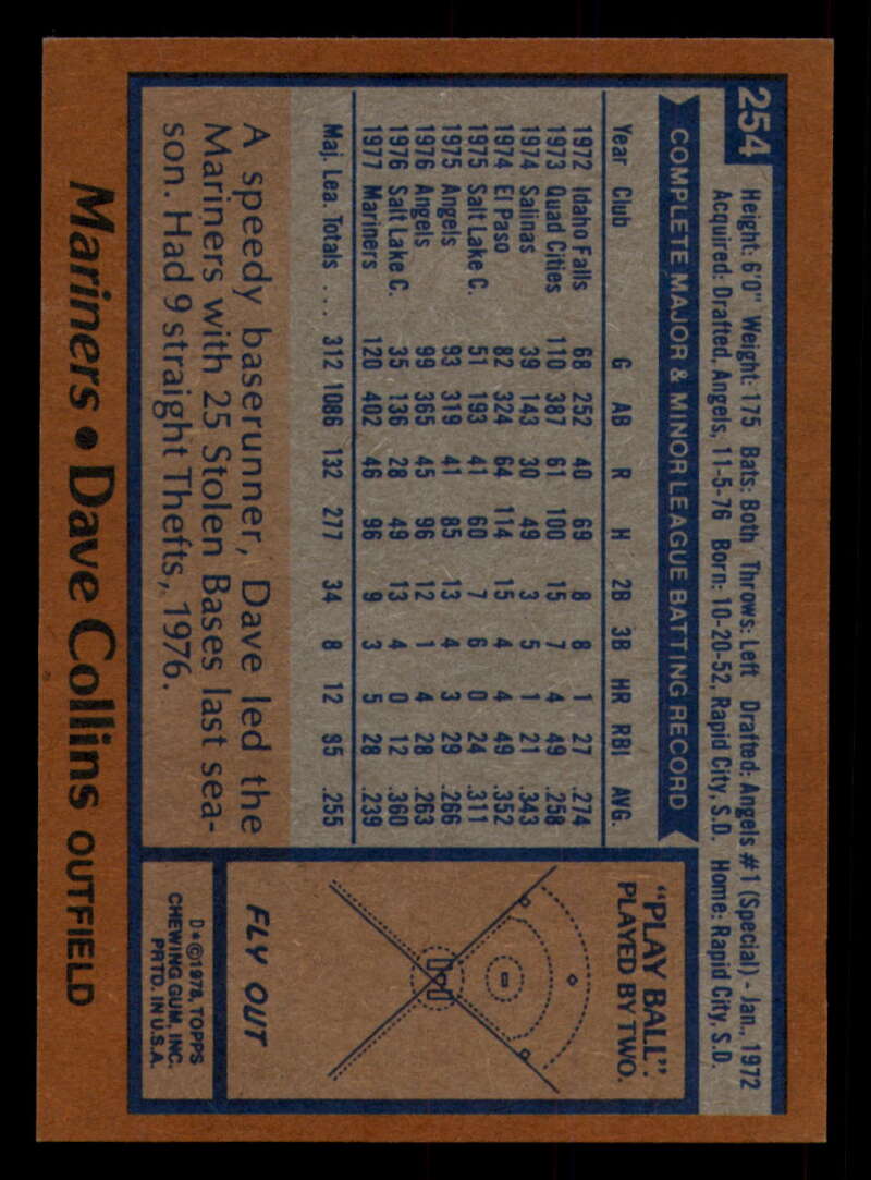 1978 Topps Baseball #216 - #265 - Complete your set - Pick your card - Picture 385 of 497