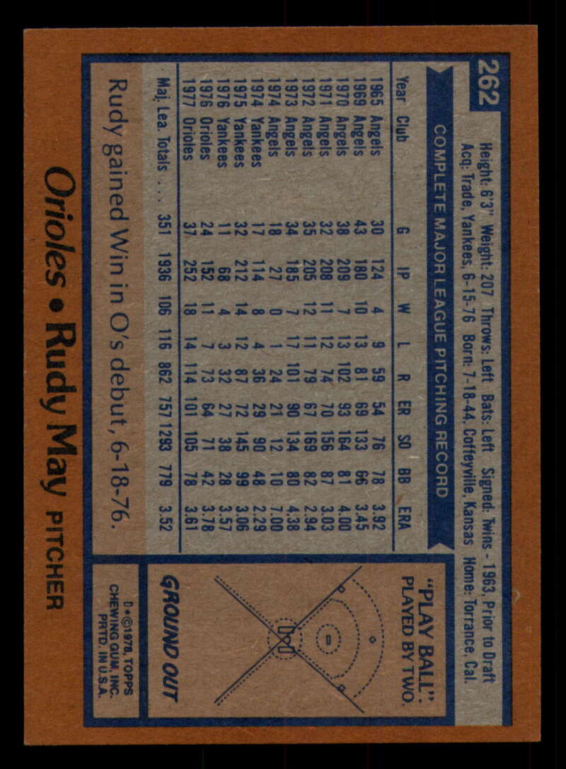 1978 Topps Baseball #216 - #265 - Complete your set - Pick your card - Picture 461 of 497