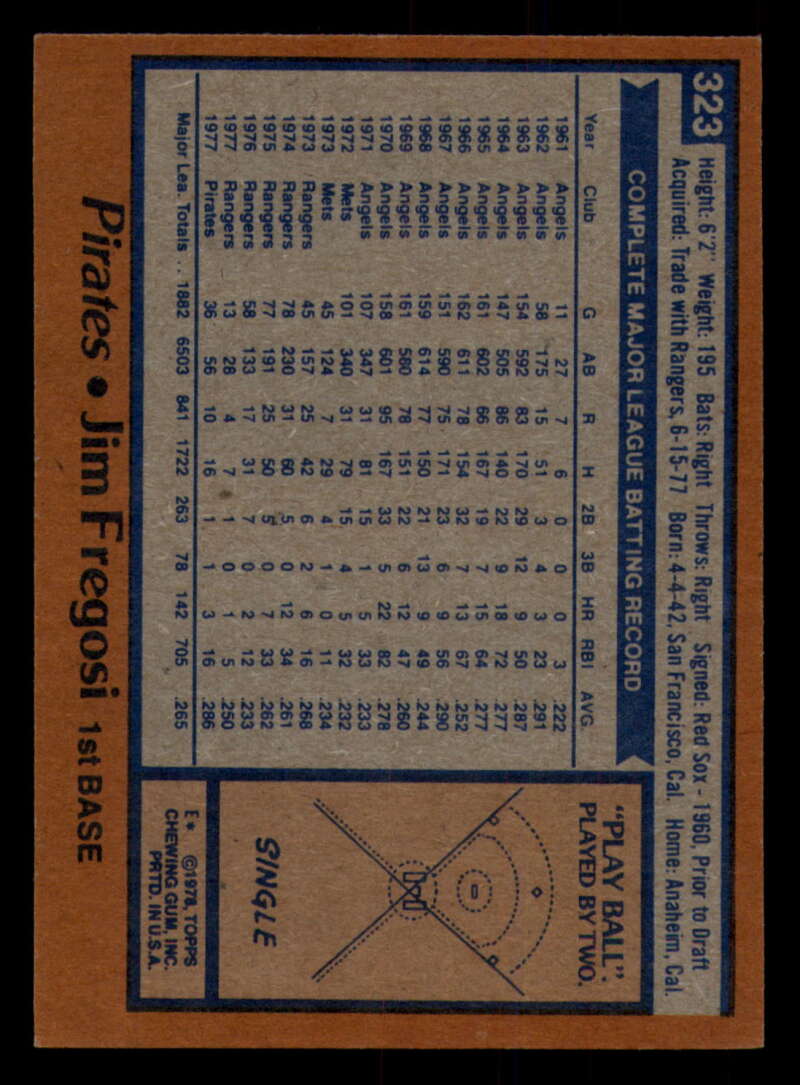 1978 Topps Baseball #316 - #365 - Complete your set - Pick your card - Picture 77 of 491