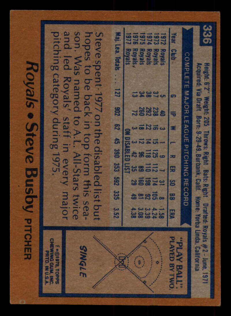 1978 Topps Baseball #316 - #365 - Complete your set - Pick your card - Picture 203 of 491