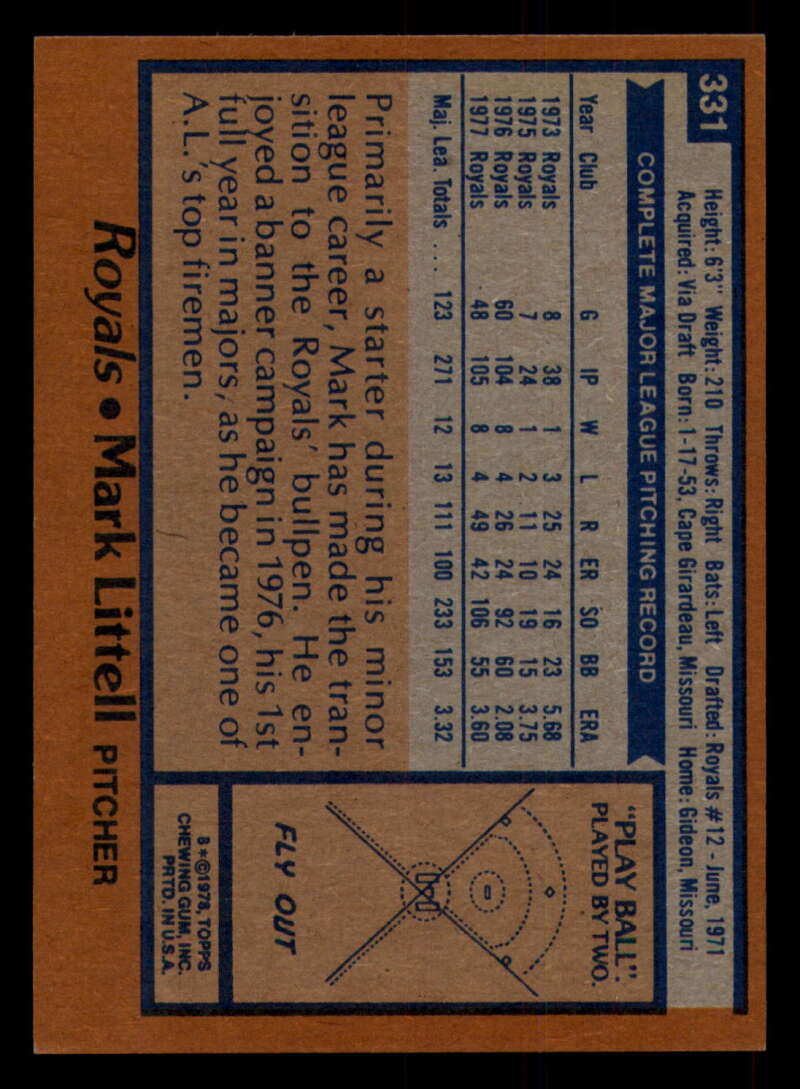 1978 Topps Baseball #316 - #365 - Complete your set - Pick your card - Picture 153 of 491