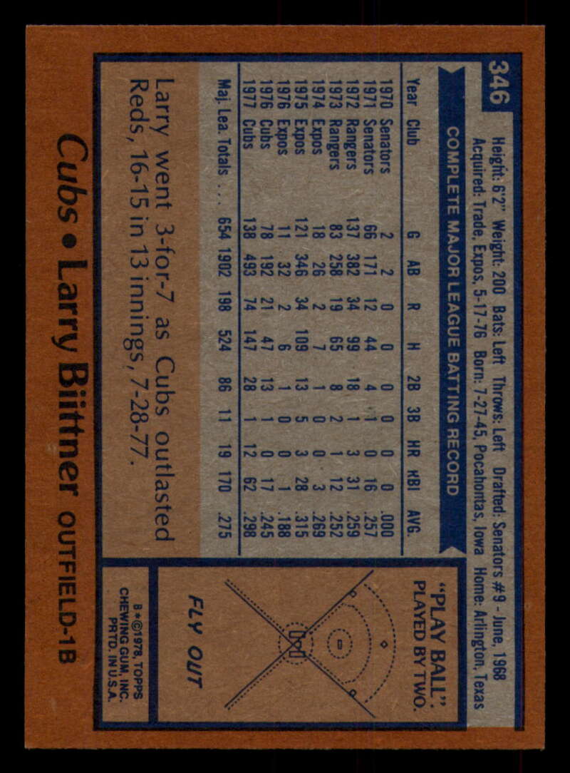 1978 Topps Baseball #316 - #365 - Complete your set - Pick your card - Picture 303 of 491